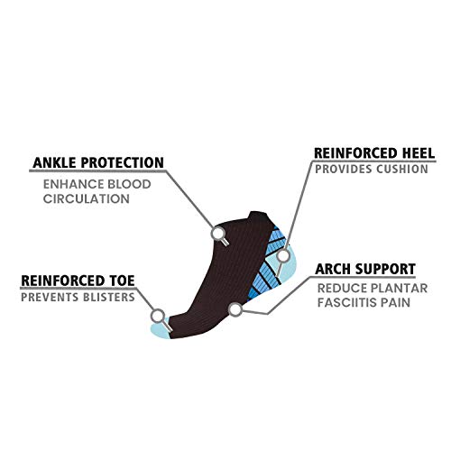 Extreme Fit Compression Socks - Ankle Performance Socks for Running and Athletics - 6 Pair2
