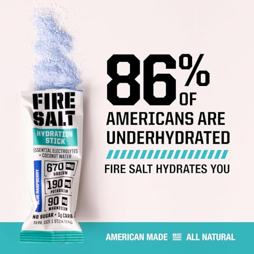 Image of Fire Salt Firecracker Popsicle Electrolyte Hydration Sticks, 32 Count
