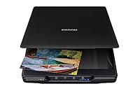 Epson - Perfection V39 II - Farbfoto- und Dokumenten-Flachbettscanner - 4800 DPI optische Auflösung - Hochsitzender, Abnehmbarer Deckel - Scannen in die Cloud - USB-Stromversorgung - Bildscannen -