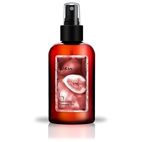WEN by Chaz Dean Replenishing Treatment Mist - Hydrating Hair Mist, Hair Oil Spray, Weightless Hair Shine, Frizz Control Spray for Wavy, Curly or Straight Hair - Fig, 6 Fl Oz (Pack of 1) Cover