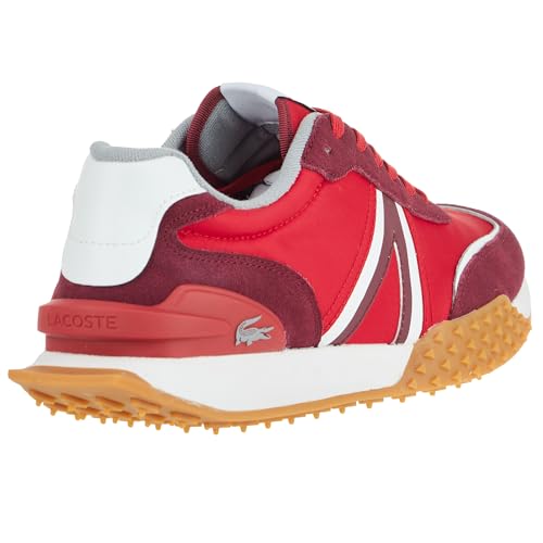 Lacoste Mens L-Spin Deluxe Sneaker, RED/Gry, 113