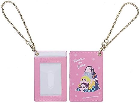 Amazon 鬼滅の刃 合皮パスケース 桃 きせかえジャンプコラボver アニメ 萌えグッズ 通販