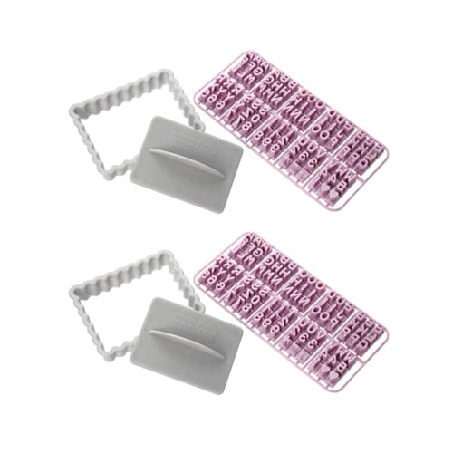 Zenker 9925850 Lot de 2 emporte pièce biscuit et tampon lettre, emporte pièce biscuit...