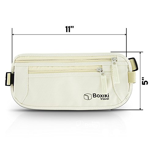 Boxiki Travel Hidden Money Belt for Men & Women - RFID Blocking Waist Pack for Passport, Wallet & Phone - Safe and… - Image 4