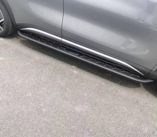 Estribos laterales aluminio negro para VW Tiguan 2025-2026 miniatura 7