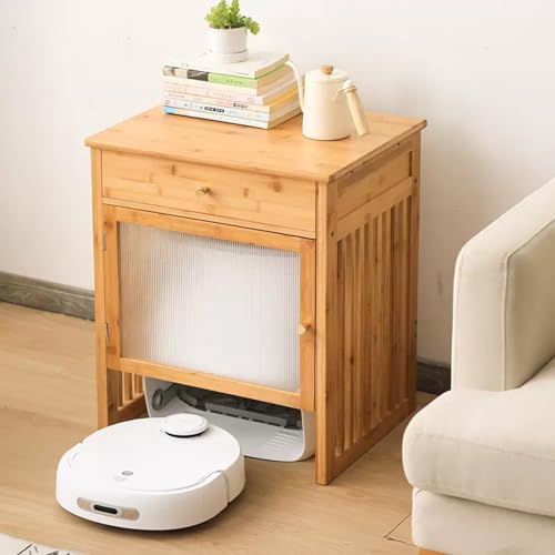 Saugroboter Ständer Staubsauger Roboter Halter Hölzerne Roboter Vakuum...