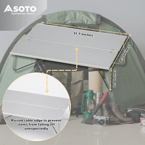 Mesa de Camping Plegable de Aluminio SOTO Field Hopper Mini Blanca miniatura 2