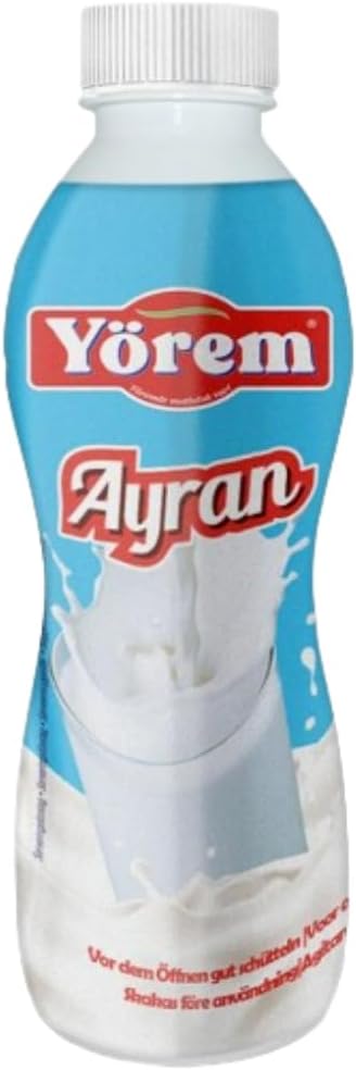 By Pufai Grocery, Yorem Ayran Natural Yoghurt Drink Traditional Turkish Drink Ayran 700 millimeter