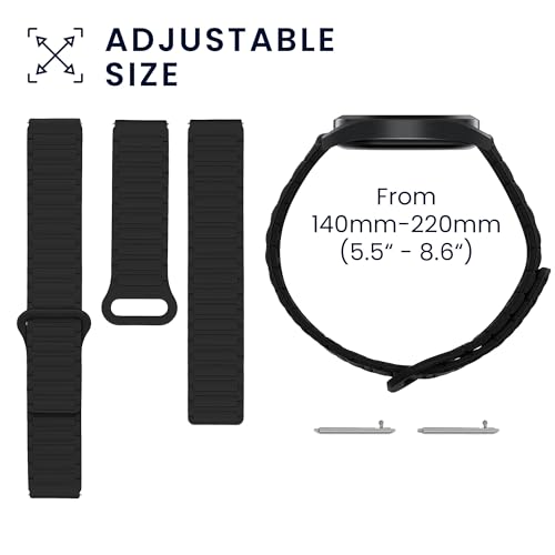 Correa silicona para Huawei Redmi Watch 5 14-22 cm negro miniatura 4