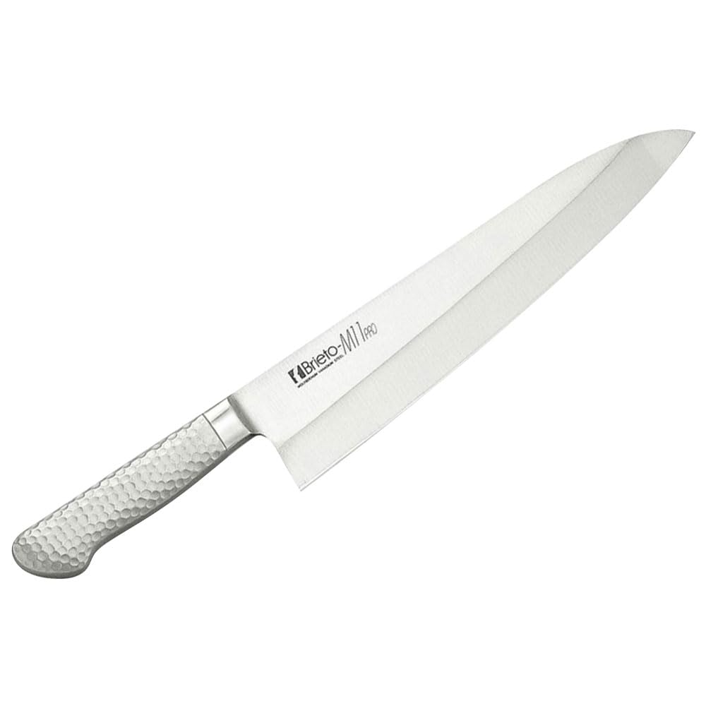 出刃包丁 Brieto M11pro 全長38cm刃23,5cm ★送料無料 Amazon｜片岡製作所 洋出刃庖丁 シルバー 270mm 日本製 Brieto-M11pro
