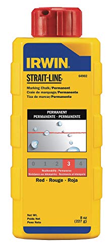 Irwin Strait Line 64902 8 Oz Red Chalk Refills