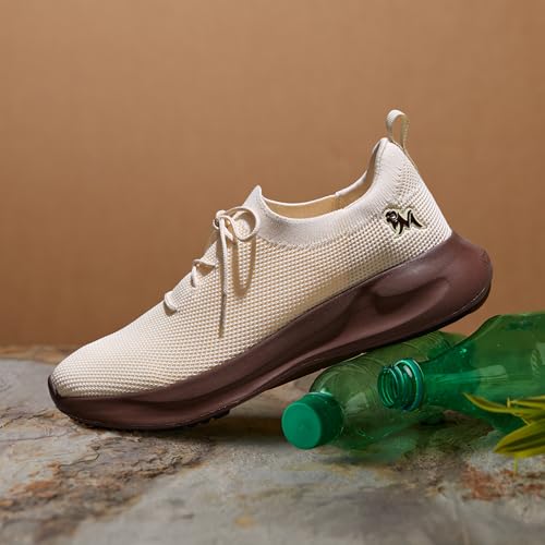 Image of Neeman's ReLive Knit Casual Lace Up Sneakers for Men | Trendy, Lightweight, Breathable Stylish Shoes | Padded Insole for Extra Support | Walking, Travelling, Outdoor Shoes for Men
