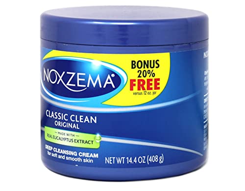 NOXZEMA Deep Cleansing Cream, 12 Ounce (Pack of 2)