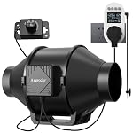 Aygrochy – Aygrochy Rohrventilator100mm, Für Belüftung und Abluft