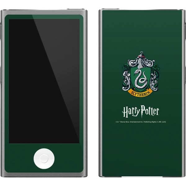 Skinit Decal MP3 Player Skin Compatible with iPod Nano (7th Gen&2012) - Officially Licensed Warner Bros Slytherin House Crest Design