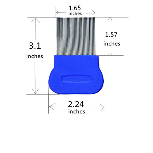 4 Pcs Pet Comb with High Strength Teeth Durable Pet Tear Stain Remover Combs, Pet Dog Cat Grooming Comb Set Effective… - Image 4