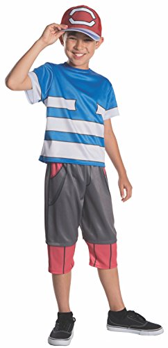 Disfraz Pokémon Ash Deluxe Niño Talla Large miniatura 1