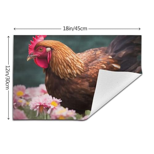 Set de table durable en PVC protège-table contre les rayures d'assiettes - 3