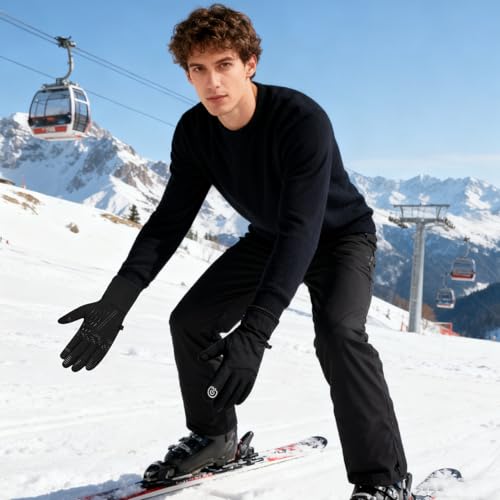 Gants chauffants électriques à piles avec température réglable hiver
