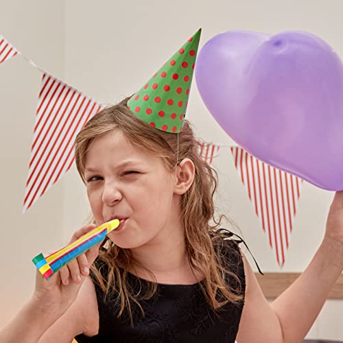 20 Pcs Blow Horn Noisemakers Funny Party Blowouts for Kids, Party Blowers Party Horns Noise Makers for Birthday Party Sporting Events New Years Party Noisemakers - Thumbnail 4