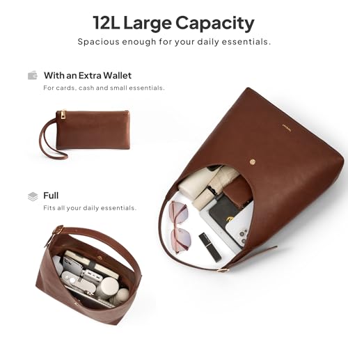TOPEAST Slouchy Hobo with Wallet