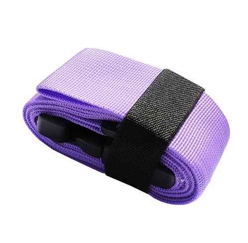 Image of Luggage Straps for Suitcases TSA Approved-2 Pack Bright Personalized Luggage Belt Strap for Suitcase /Carry On Bag Luggage Accessories for Travel (Violet)