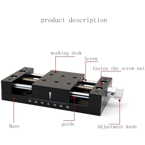Module de translation X 20A-DB10 pour montage optique sur table d'atelier - 4