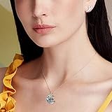 VENACOLY Highland Cow Necklace Sterling Silver Highland Cow Pendant Crescent Moon Necklace Cow Jewelry for Women Men - Image 2