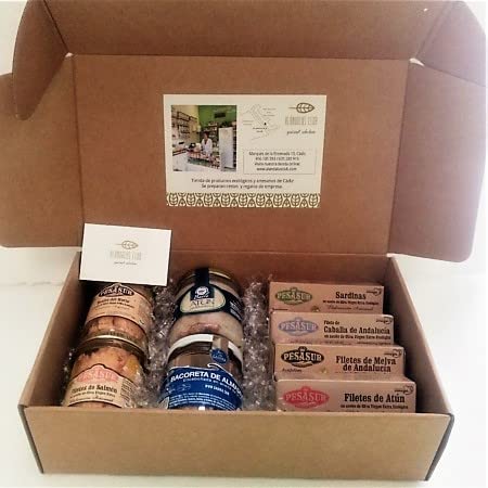Lote de Conservas Gourmet con atún y salmón