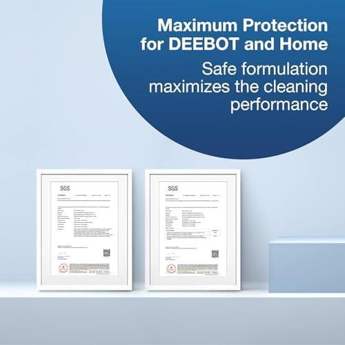 Image of ECOVACS Original Accessory Floor Cleaning Solution (1L x 2 Pack) for DEEBOT N /T /X /Y1 Series Robot Vacuums, Multi-Surface Liquid Formula (Not Compatible to Any Other Model)