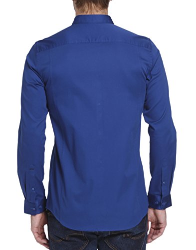 Image of Jack & Jones Men's Black Slim Fit Opaque Casual Shirt