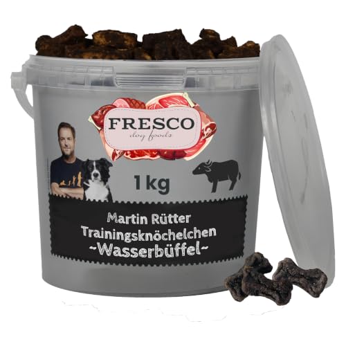 FRESCO Dog Martin Rütter Trainingsknöchelchen Wasserbüffel 1kg Hundesnacks