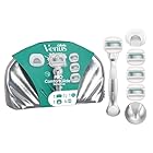 Gillette Venus Pro ComfortGlide Sensitive Rasoio Da Donna Con Un Tocco Di Aloe, 4 Lamette da Donna Di Ricambio Gillette Venus, Manico In Metallo Riutilizzabile E Gancio Per Doccia