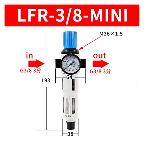 Filtre à air séparateur huile-eau LFR-G1/4-MINI régulateur haute pression
