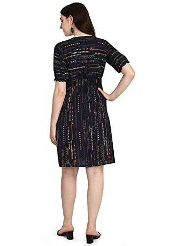 Image of GRECIILOOKS Women's A-Line Rayon Mini Dress