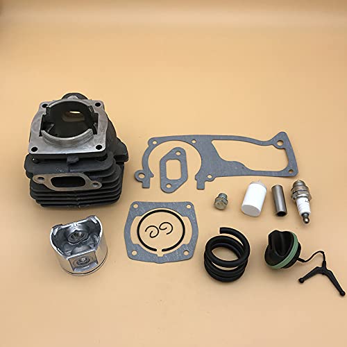 Kit de filtro de combustible de bujía de pistón de cilindro de 47mm for H 359 357 XP 357XP piezas de Motor de motosierra de gasolina 537 15 73-02