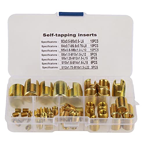 Outils de réparation de filetage acier kit 50 pièces contre les vis foirées automobile