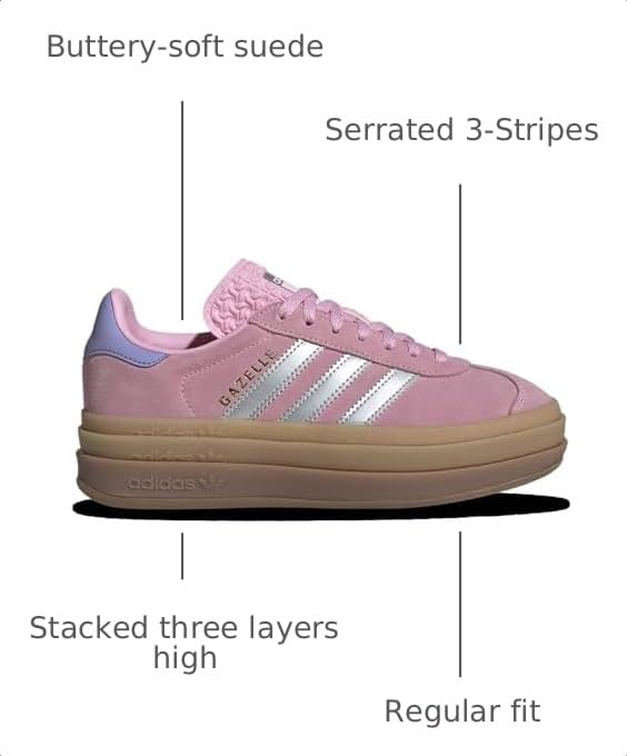 Image of adidas Unisex Adult Gazelle Bold J Shoes