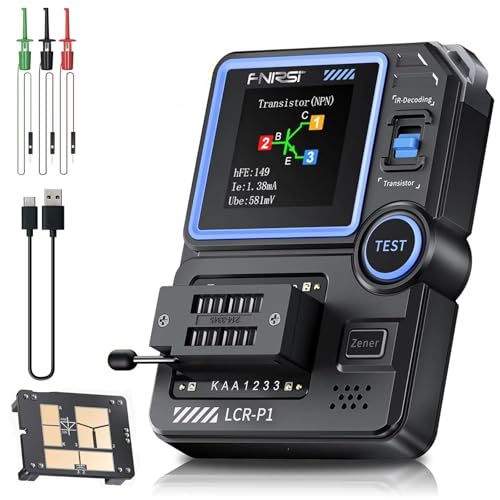 Testeur de transistor LCR-P1, testeur multifonction infrarouge NPN PNP MOSFET, écran couleur 1,44