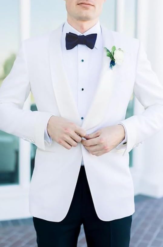 Image of Bow Tie for Men Classic Solid Colour Pre-Tied Satin Formal Tuxedo Bowtie Adjustable Length Clip on Design for Adults Elegant Double Fold Ties for Boys and Men's Party Accessories