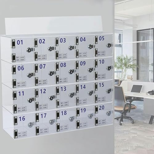 Organizador de pared para teléfonos ideal para aulas y oficinas 2