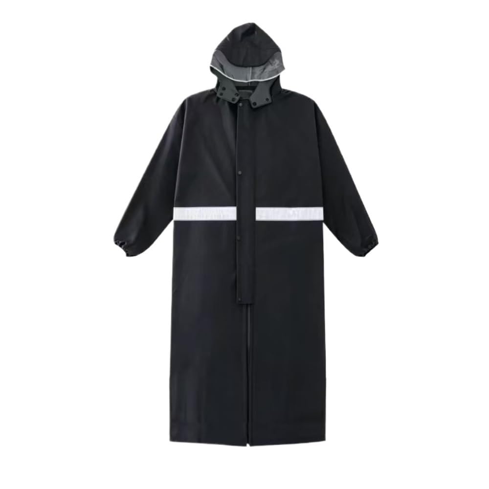 Cappotto antipioggia lungo, giacca antipioggia da lavoro da