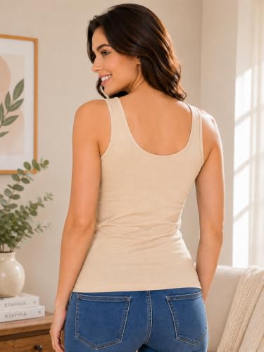 Image of SONA Women's Solid Regular Fit Camisole & Tank top