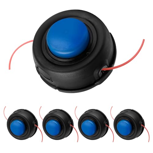 AUTOBABA 5-Pack T35 Tap Advance Trimmer Head for String Trimmers Weed Eaters Compatible with Husqvarna 123L 225L 232L 323L 324Lx 325L 325Lx 326L 322R 130C 130L Replace# 537388101 531300194 531300183