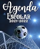  Agenda 2021-2022: Agenda Escolar 2021-2022 fútbol - Agendas 2021-2022 dia por pagina para Jugadores  Planificador diario para niñas y niños  ... colegio secundaria  Portada básquetbol