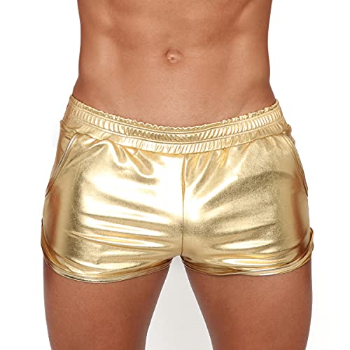 Gary Majdell Sport Men's Liquid Metallic Active Quick Dry Shorts with Pockets for Gym or Club Wear2