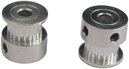 2pc GT2 Pulley 20T Teeth 5mm Bore Timing Pulley 3D Printer Part for GT2-6mm Belt