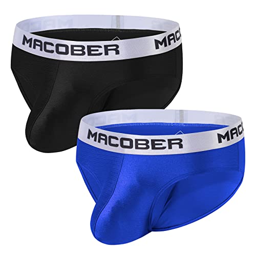 Men's Silk Briefs Underwear Bulge Enhance Bikini2