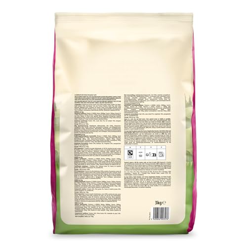 by Amazon Katzenfutter für ausgewachsene Katzen, Fein zubereitetes Trockenfutter mit frischem Lachs und Reis, 3 kg (1er-Pack)(Zuvor eine Marke von Lifelong, gleiches Produkt)