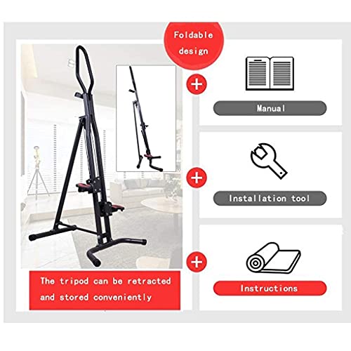 Image of Vertical Climber Machine, Home Gym Exercise Folding Climbing Machine,Indoor Exercise Machine, Fitness Stepper for Whole